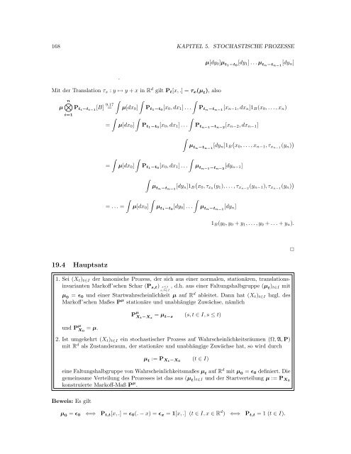 Skriptum zur Wahrscheinlichkeitstheorie