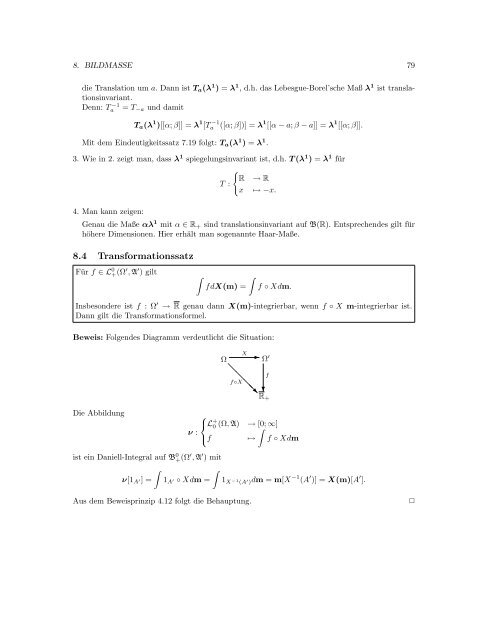 Skriptum zur Wahrscheinlichkeitstheorie