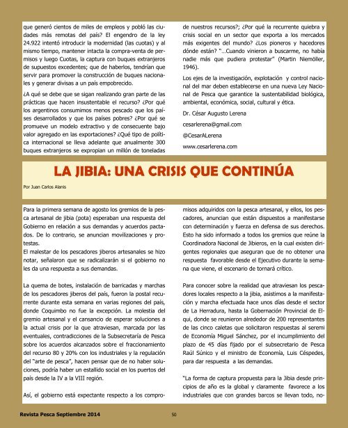 Revista Pesca septiembre 2014