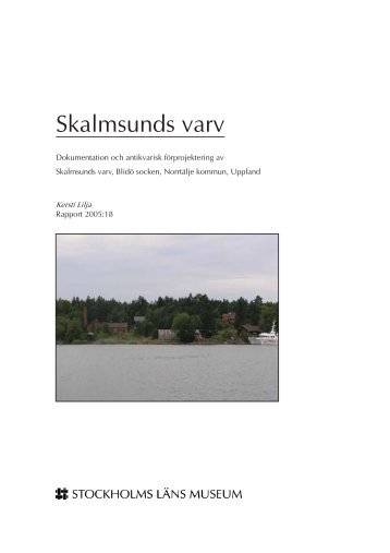 Skalmsunds varv - Stockholms läns museum