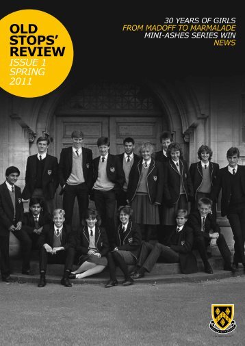 Issue one, spring 2011 - Stockport Grammar School