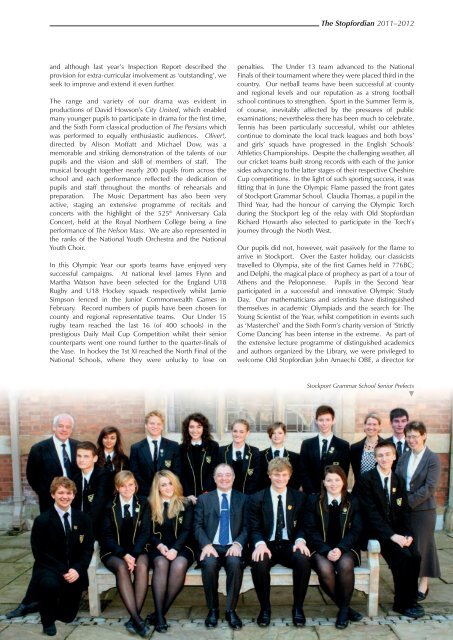 Download the 2011-2012 Stopfordian (pdf) - Stockport Grammar ...