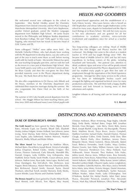 Download the 2011-2012 Stopfordian (pdf) - Stockport Grammar ...