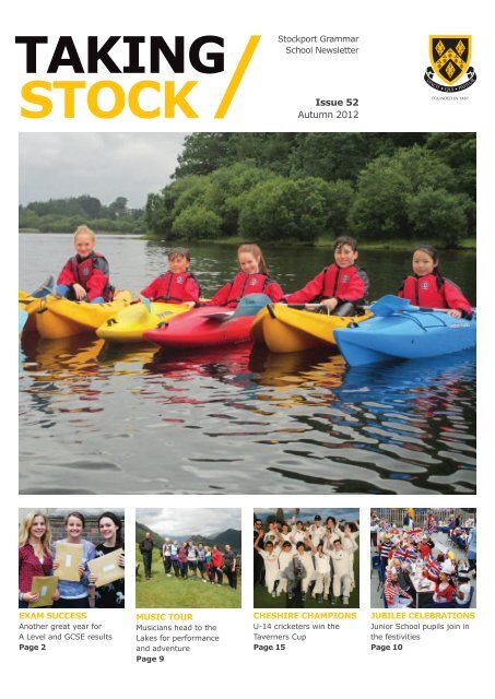 Taking Stock issue 52, autumn 2012 - Stockport Grammar School