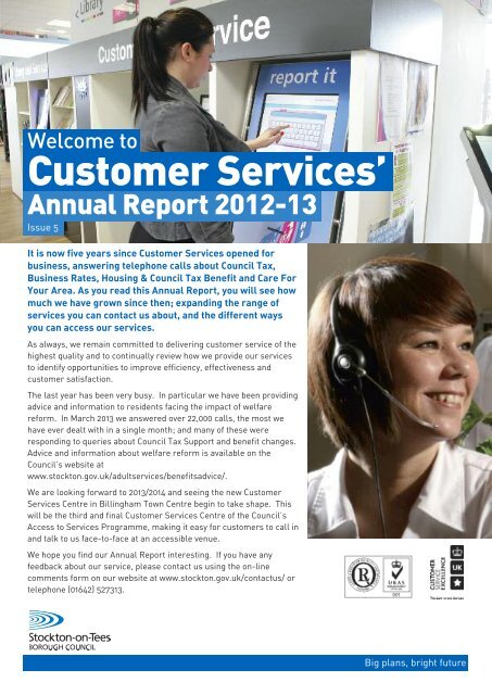 Customer Services - Stockton-on-Tees Borough Council