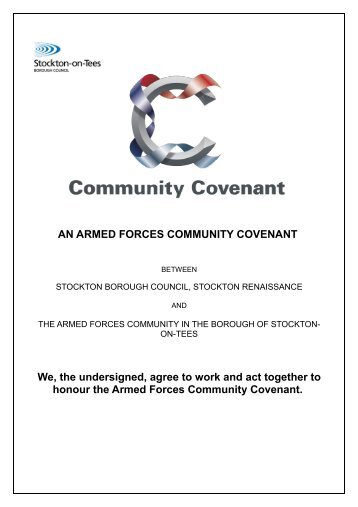 Stockton Community Covenant document - Stockton-on-Tees ...