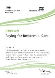 G06 - Paying for residential care - Stockton-on-Tees Borough Council