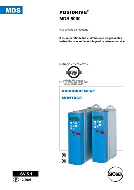 posidriveÂ® mds 5000 - STÃBER ANTRIEBSTECHNIK GmbH + Co. KG