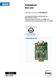 posidriveÂ® mds 5000 - STÃBER ANTRIEBSTECHNIK GmbH + Co. KG