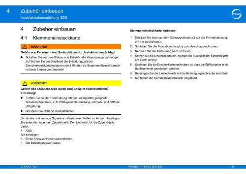 SD6 - STÖBER ANTRIEBSTECHNIK GmbH + Co. KG