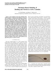 Mechanics-Based Modeling of Bending and Torsion in Active ...