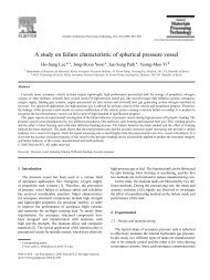 14 A study on failure characteristic of spherical pressure vessel; H S ...