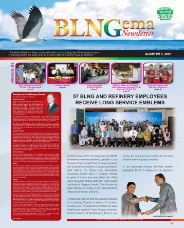 BLNG ACHIEVES A COMBINED 1 MILLION ... - Brunei LNG Sdn Bhd.