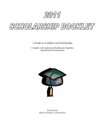 A Guide to Available Local Scholarships - Hanover Public Schools