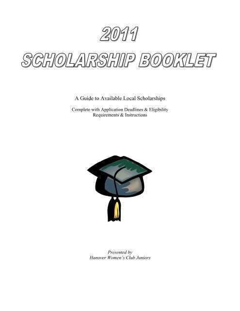 A Guide to Available Local Scholarships - Hanover Public Schools