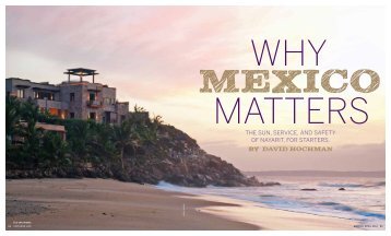 Mexico matters - Imanta Resorts