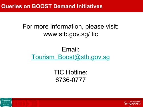INDIA - Singapore Tourism Board