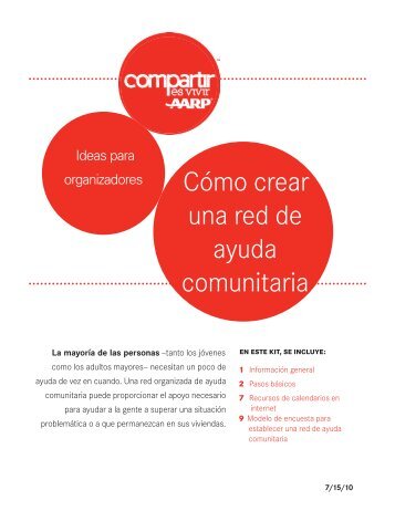 CÃ³mo crear una red de ayuda comunitaria 1 - Compartir es Vivir