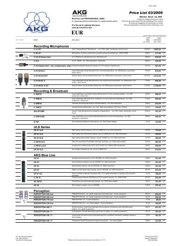 AKG Price List.pdf - Musicworld.bg