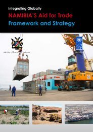 Namibia's Aid For Trade Framework - Ministry of Trade and Industry