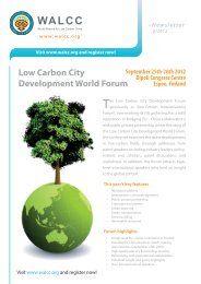 Low Carbon City Development World Forum - Finnpartnership