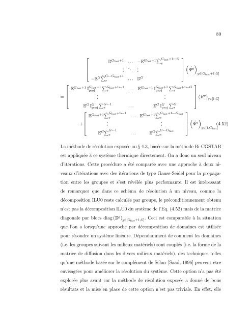 université de montréal développement de la méthode des ...