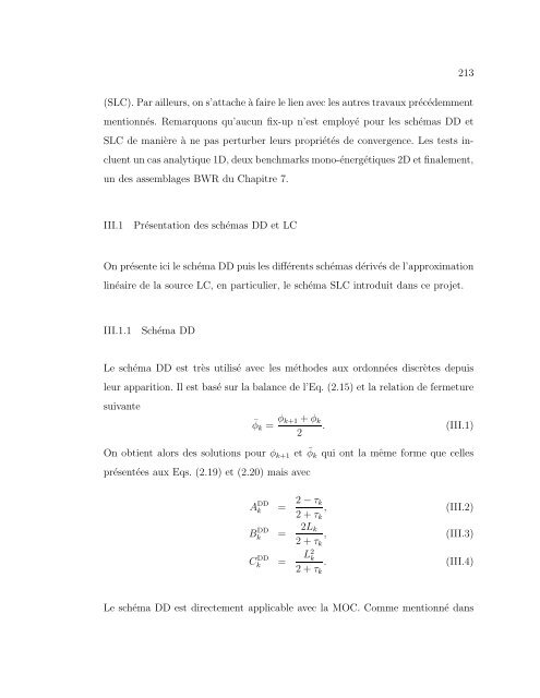 université de montréal développement de la méthode des ...