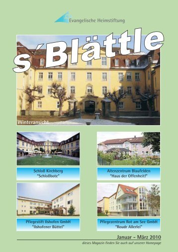 Ausgabe 1_2010sicher:s_blaettle.qxd - Evangelische Heimstiftung