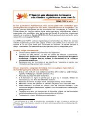 Formulaire de demande de bourse d'études en Belgique  CTB Bénin