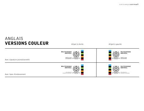 Guide de marque - École Polytechnique de Montréal