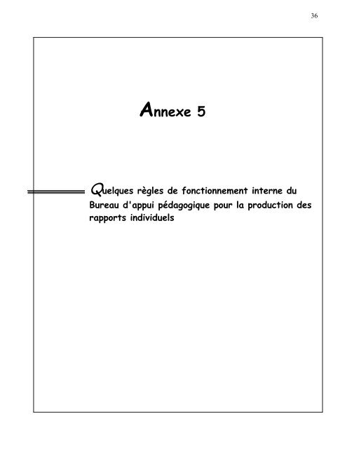 Guide d'application de la politique d'évaluation, d'amélioration et de ...