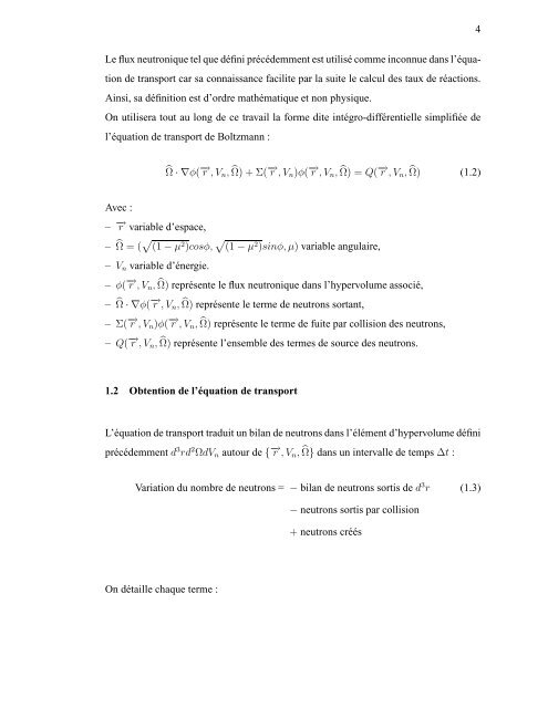 université de montréal développement de la méthode sn à schémas ...