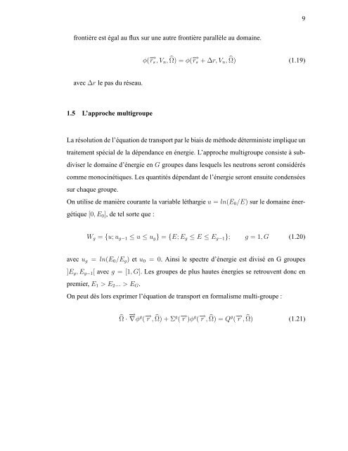 université de montréal développement de la méthode sn à schémas ...