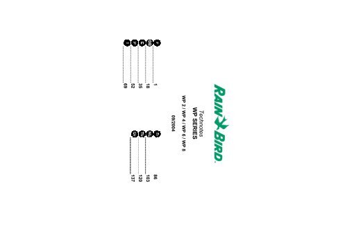 Manuales de Instrucciones - Rain Bird IbÃ©rica