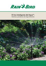 El Uso Inteligente del Aqua - Rain Bird IbÃ©rica