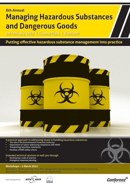 Managing Hazardous Substances and Dangerous Goods - Site Safe