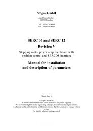 SERC 06 and SERC 12 Revision V Manual for installation and ...