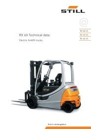 RX 60 Technical data.