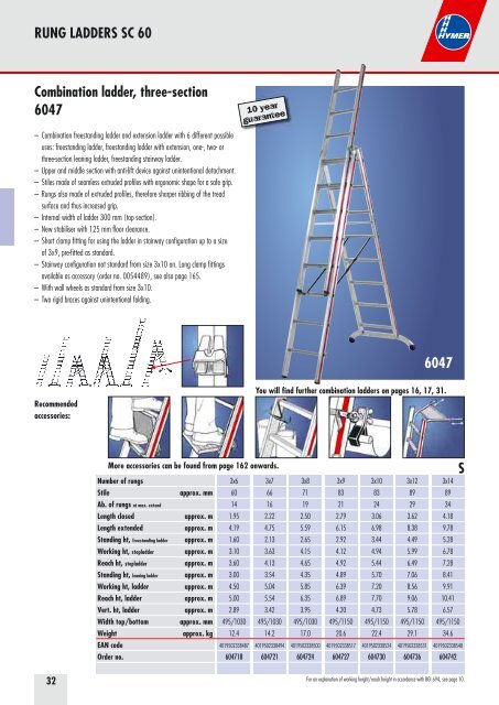 Professional ladders and towers for industry and trade