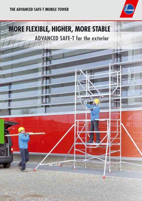 Professional ladders and towers for industry and trade