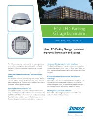 PGL LED Parking Garage Luminaire - Crescent/Stonco