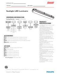 Sealtight LED Luminaire - Crescent/Stonco