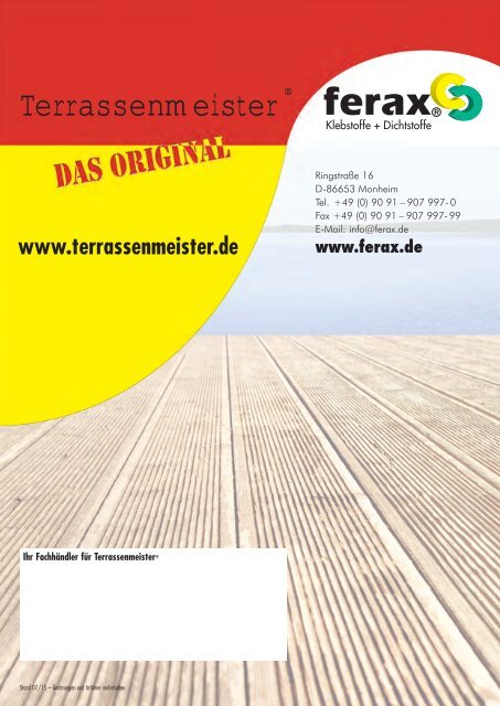 Ferax - Terrassenmeister