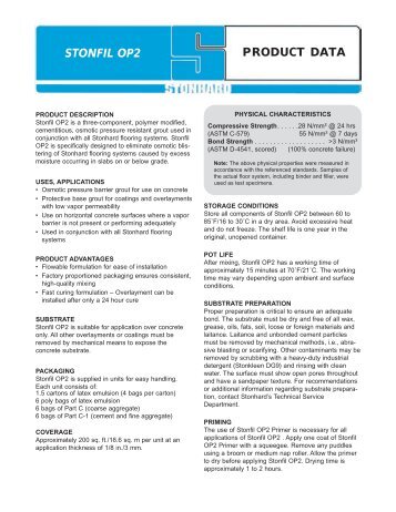 Stonfil OP2.pdf - StonCor Europe