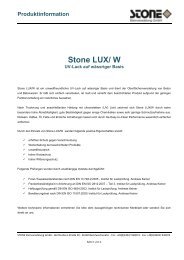 Stone LUX/ W - Stone Steinveredelung