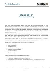 Stone MH 61 - Stone Steinveredelung