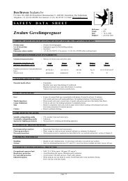 SAFETY DATA SHEET Zwaluw Gevelimpregneer - Den Braven