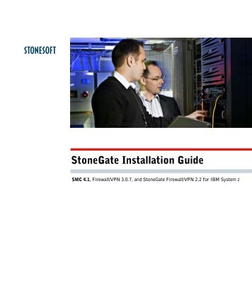 StoneGate Installation Guide - Stonesoft