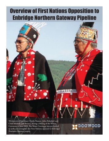 Overview of First Nations Opposition to Enbridge Northern Gateway ...