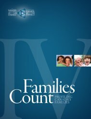 CountProfiling Canada's families - Vanier Institute of the Family